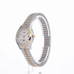 Timex Women's Essex Avenue Watch, Two-Tone Stainless Steel Expansion Band