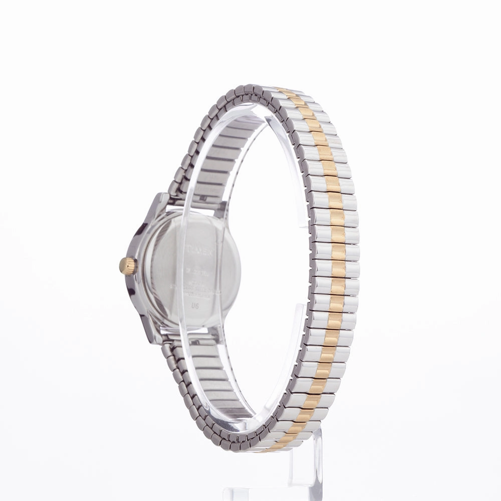 Timex Women's Essex Avenue Watch, Two-Tone Stainless Steel Expansion Band