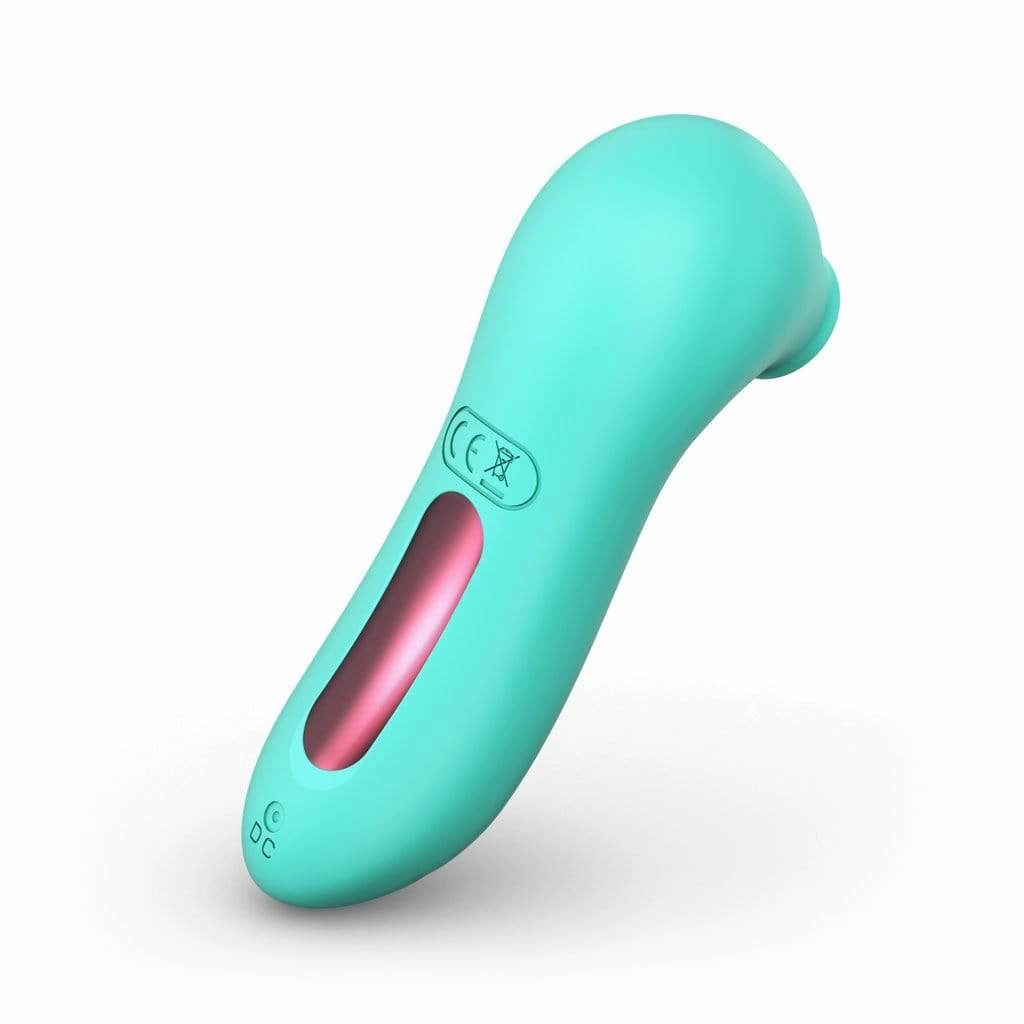 Tracy's Dog - C Cucumber Clitoral Air Stimulator Sucking Vibrator (Tiffany Blue)