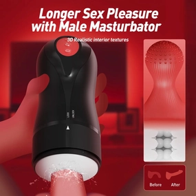 Tracy's Dog - Relip Swirling & Tightening Male Blowjob Masturbator (Black)