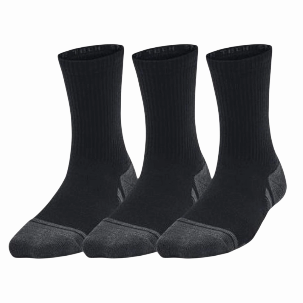 Under Armour Performance Tech 3 Pack Crew Socks Junior