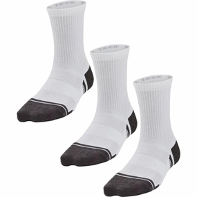 Under Armour Performance Tech 3 Pack Crew Socks Junior