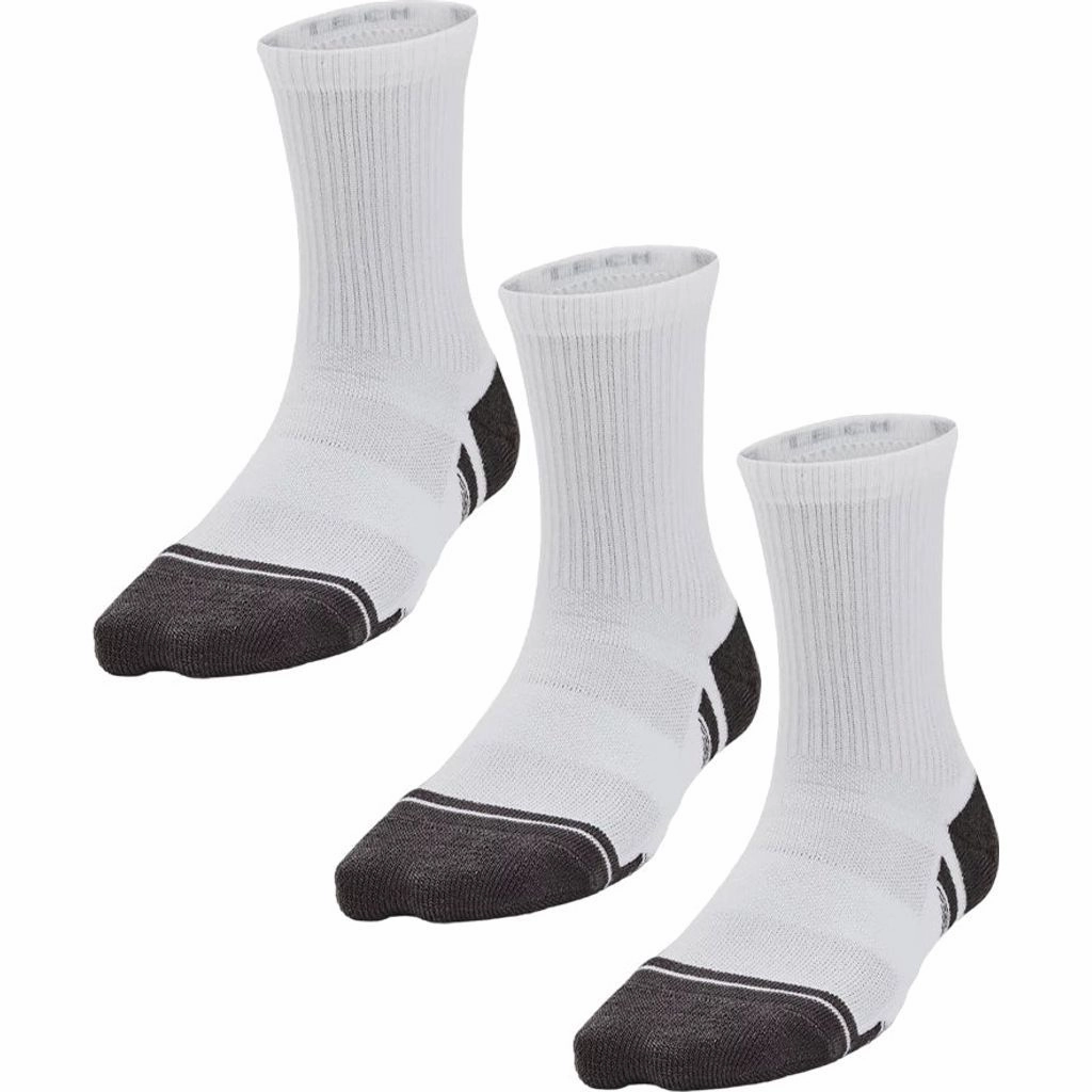 Under Armour Performance Tech 3 Pack Crew Socks Junior
