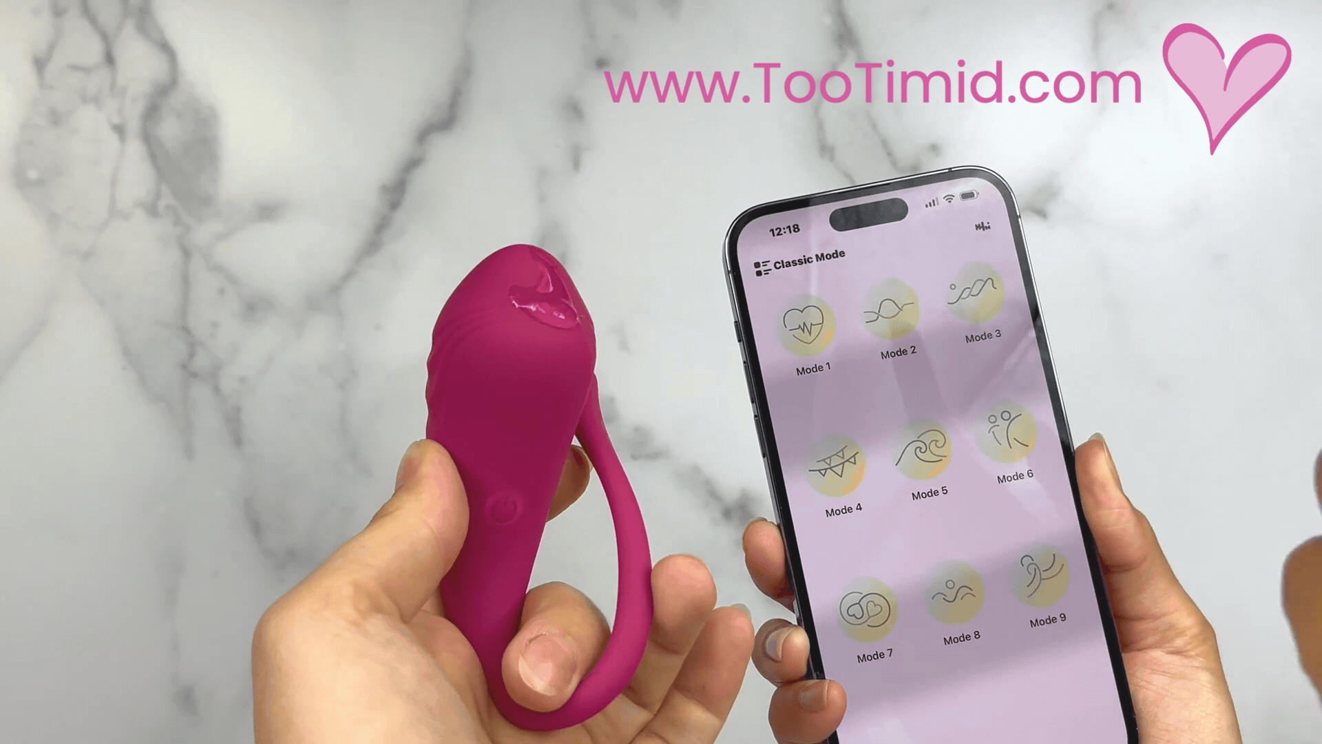 Vibrating G-Spot Egg Massager with App