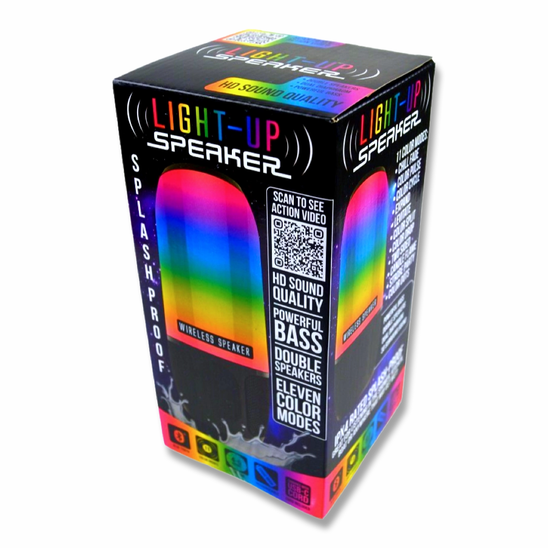 Wireless Speaker with Rgb Lights - 4 Pieces Per Pack 23323