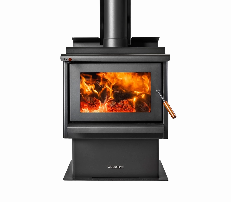 Woodsman Coleridge Pedestal Wood Fire