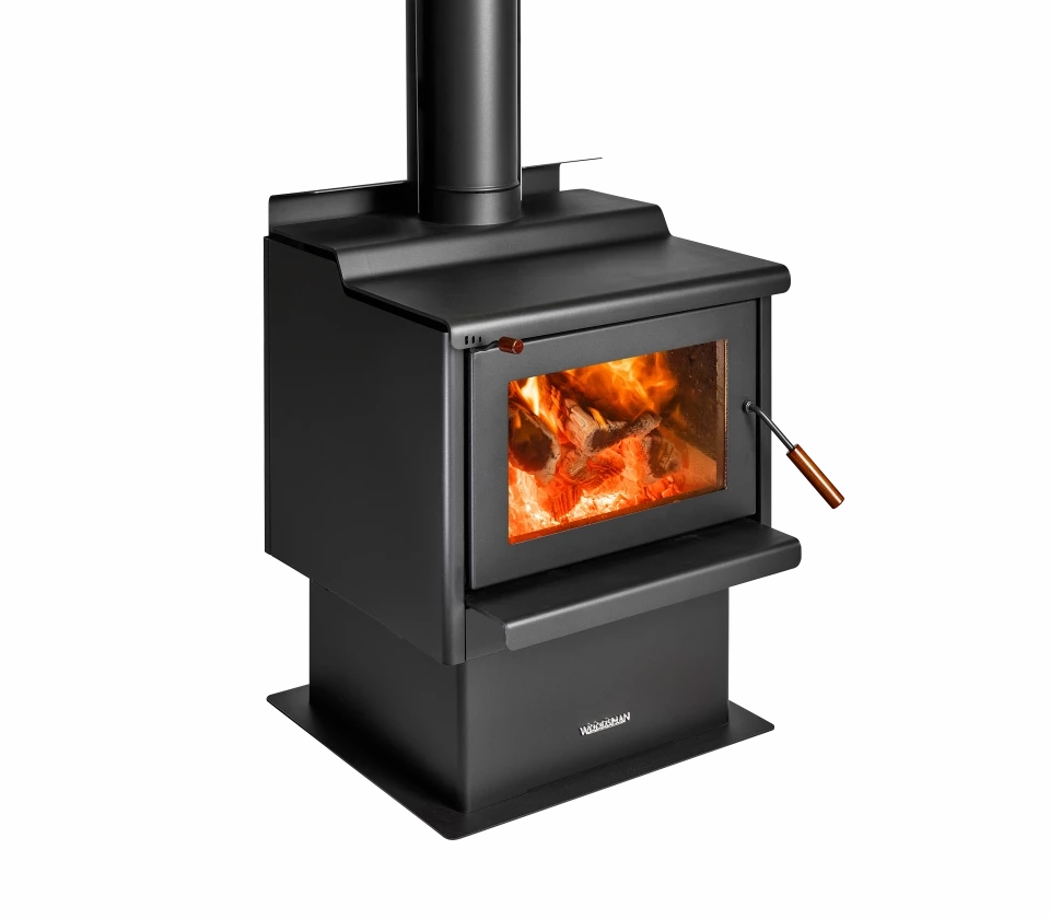 Woodsman Coleridge Pedestal Wood Fire