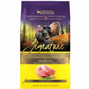 Zignature Turkey Formula Dry Dog Food, 4lb